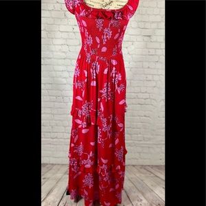 Express Floral Maxi Dress, XS